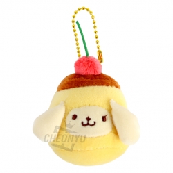 Sanrio Characters Keychain 8cm - Pompompourin Pudding
