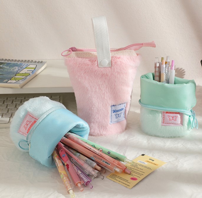 Soft and Soft Pastel Standing Pencil Container 4 Colors