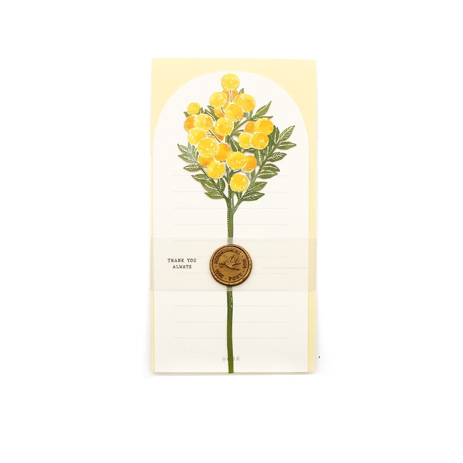 Mimosa Paper Flower Letter Set
