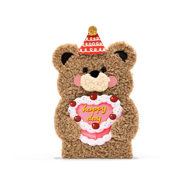 Mini Pocket Money Doll Card - Congratulations bear