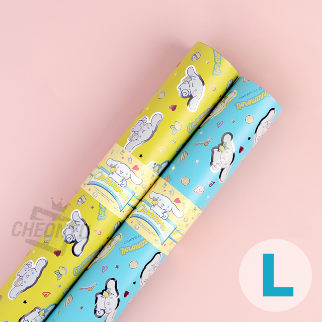 Metal Roll Cinnamoroll Wrapping Paper (L), 530mmx15m 