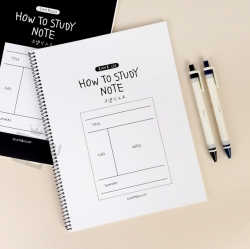 How to Study Notebook, Set of 5pcs, Random