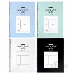 How to Study Notebook, Set of 5pcs, Random
