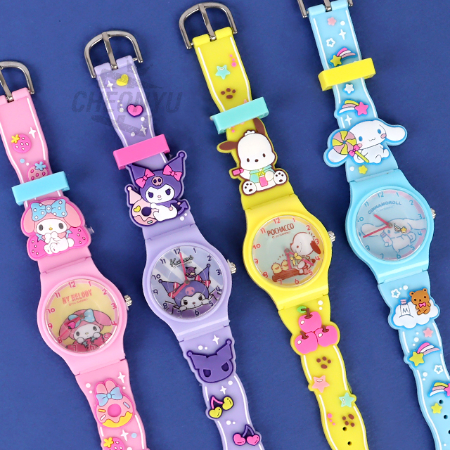 Sanrio characters petite watch, 4pcs
