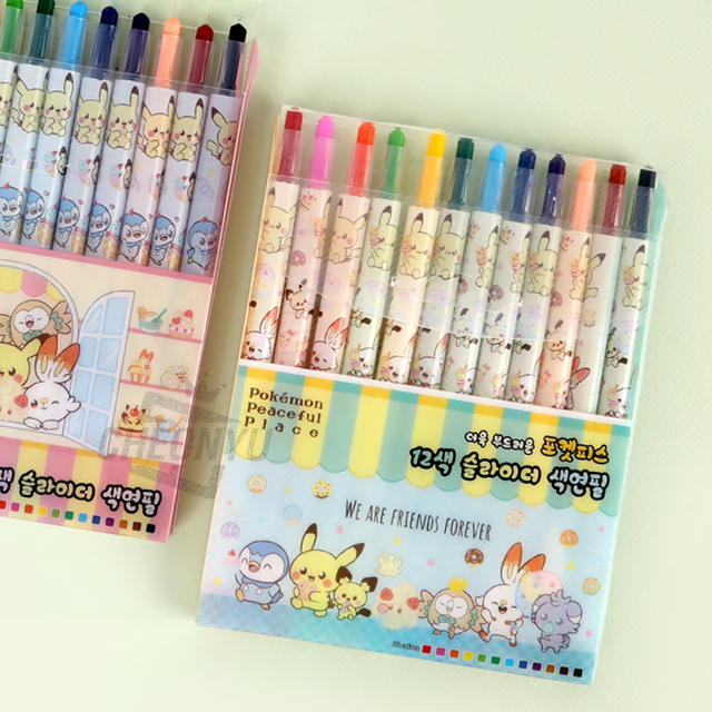 Pokémon 12-Color Slider Colored Pencils