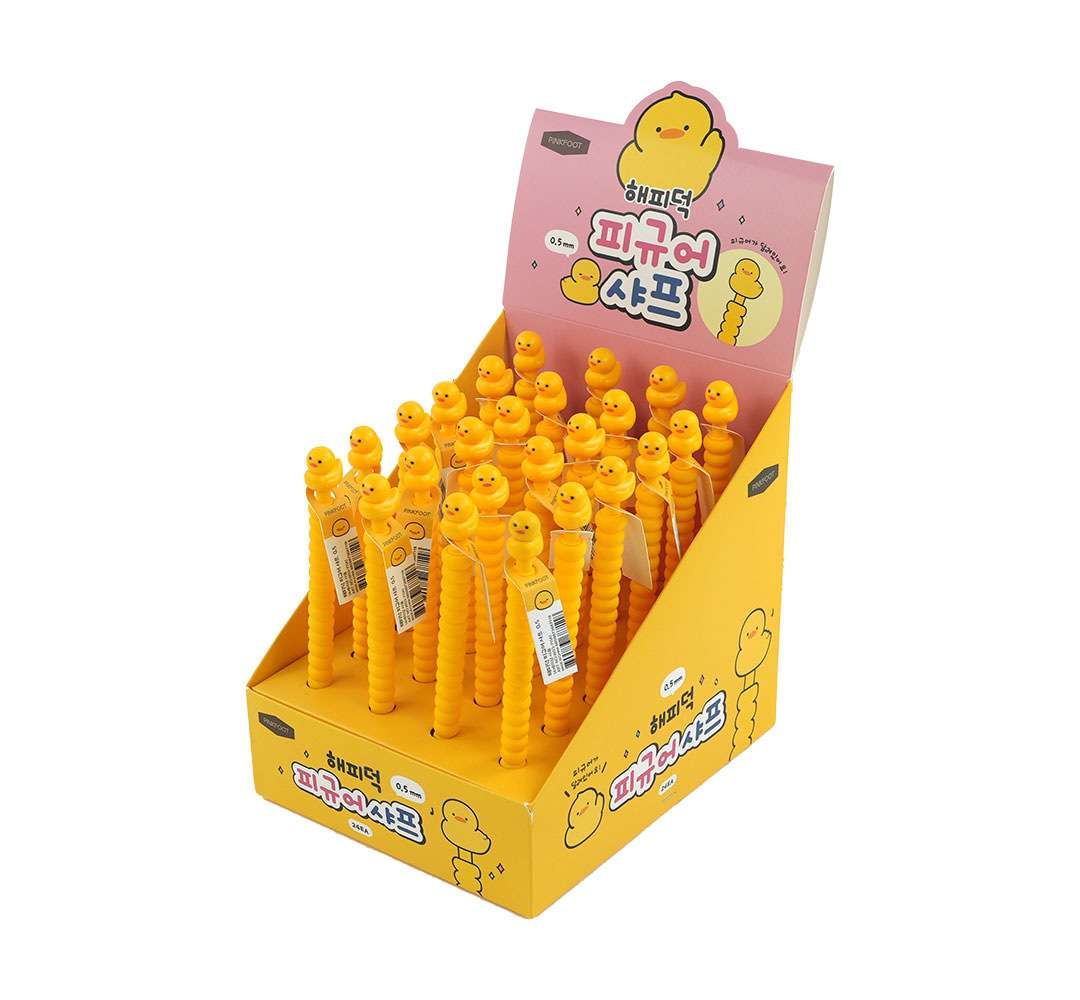 Happy Duck Figure Mechanical Pencil, set of 24pcs