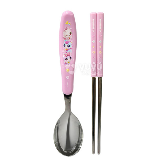Wish cat Basic Chopsticks and spoon 