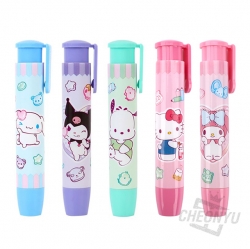 Sanrio Characters Knock Eraser, 24pcs