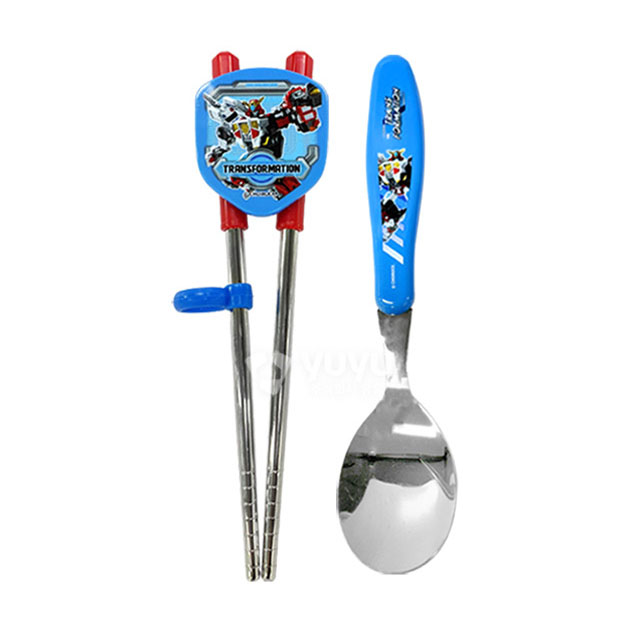 Hello Carbot 15 Spoon Dual-Hand Training Chopsticks