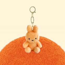 Miffy Sitting Creamy Keyring 13cm_Orange