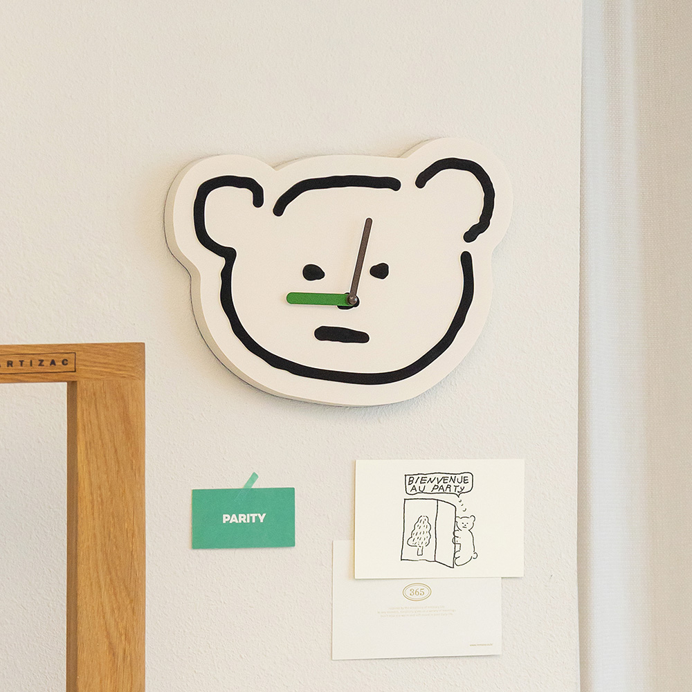 Brunch Brother 365 Bear Wall Clock