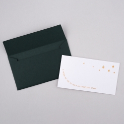 Little Pressed Mini Message Card