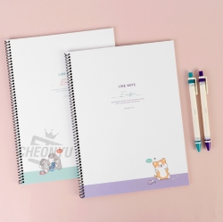 E-rinubgae Spring Note, Set of 5, Random