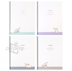 E-rinubgae Spring Note, Set of 5, Random