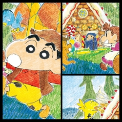 Crayon Shin-chan Jigsaw Puzzle 500 Pieces - Candy House