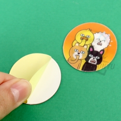 Random Talk lenticular sticker, 24pcs