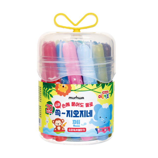 DEOJON KIDS Super Washable Marker 20 Colors set