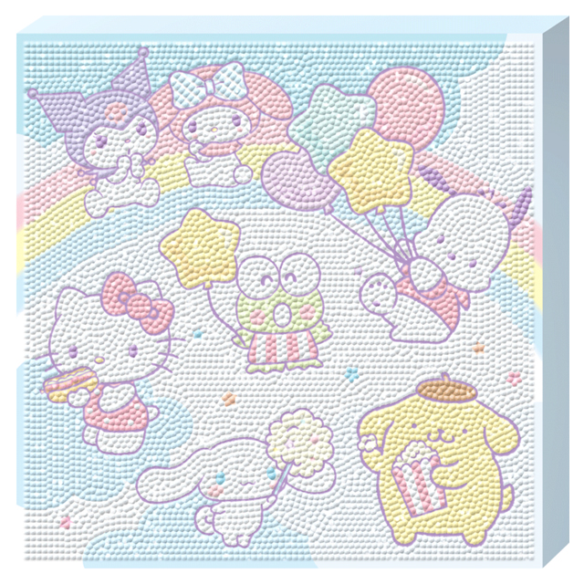 Sanrio characters Rainbow World Diamond Painting