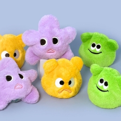 Fluffy Monster Stress Ball