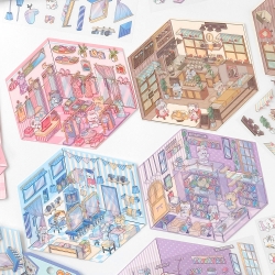3D My Shop Deco Sticker, 20pcs