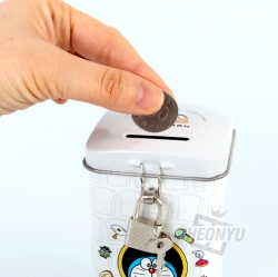 Doraemon Mini Lock Coin Bank