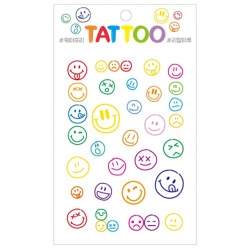 Tiny Tattoo Sticker –Stamp Smile