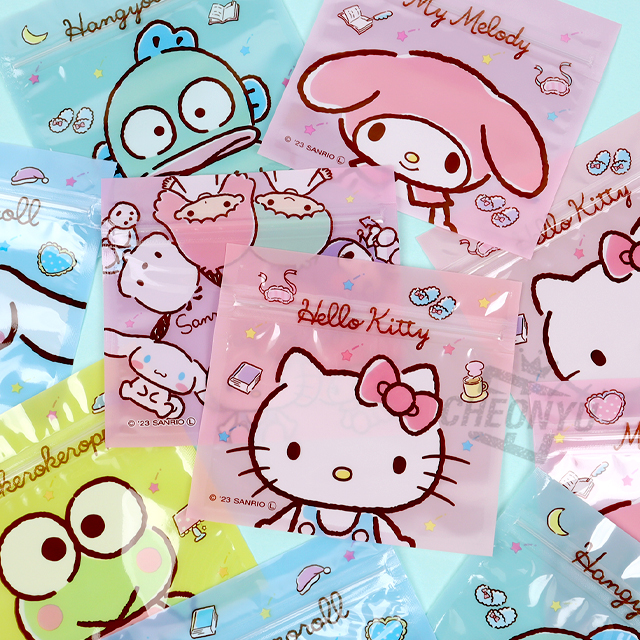 Sanrio Characters  Zip Bag S, 5 Sheet