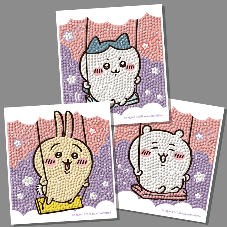 Chiikawa Swing Ride Sticker Diamond Painting