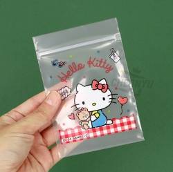 Hello Kitty Soft Zip Bag S, 8 Sheet