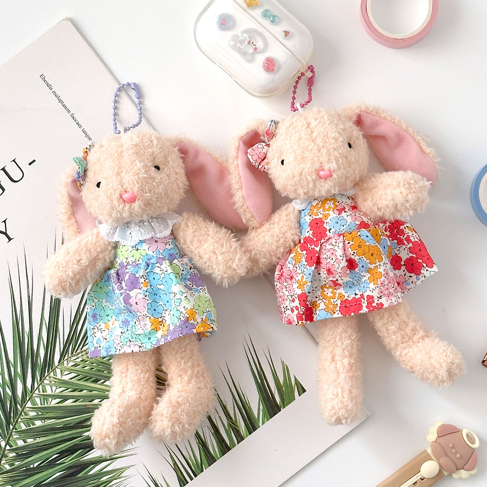 Hug Rabbit Doll Keyring