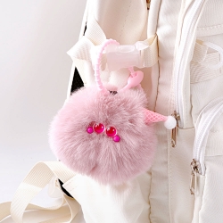 a clear-eyed mad Man Monster Random Keyring