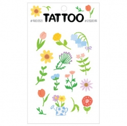 Tiny Tattoo Sticker –Pastel Flower