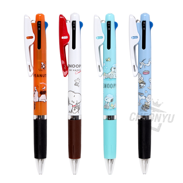 스누피 패턴 제트스트림 0.5mm 3색 볼펜