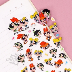 Powerpuff Girls 4 Size Sticker