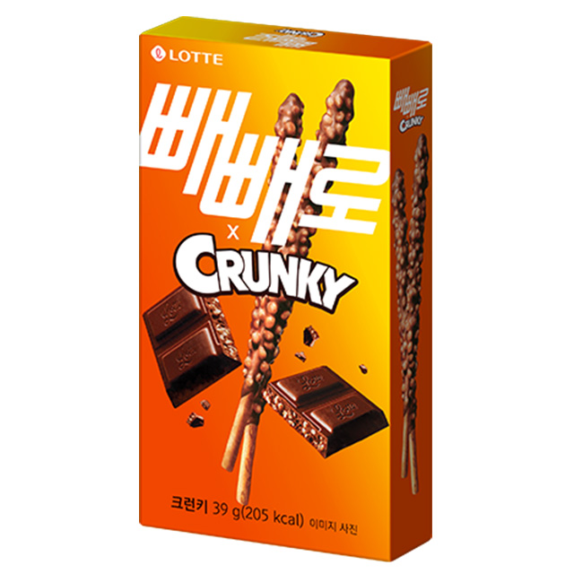 빼빼로 크런키 (40개 1세트)