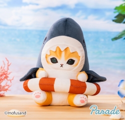 Mofusand Shark Cat Tube BIG Plush 28cm