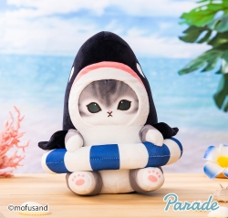 Mofusand Orca Cat Tube BIG Plush 28cm