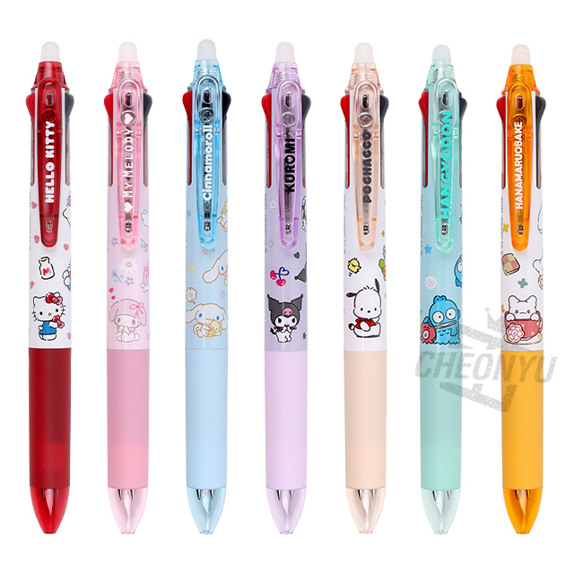 Sanrio Frixion 3-in-1 Ballpoint Pen 0.38mm