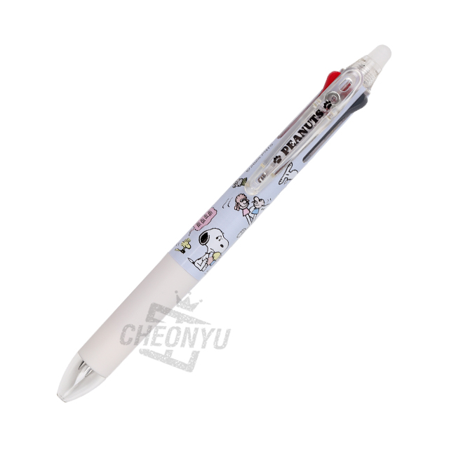 Snoopy Frixion Ball 3-in-1 Ballpoint Pen 0.38mm
