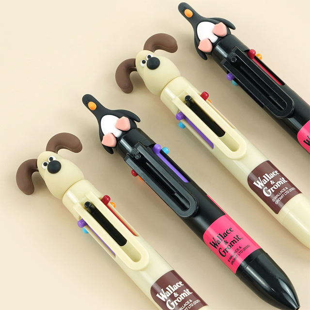 Wallace and Gromit Mini Figure 6-Color Ballpoint Pen (1set of 20) 