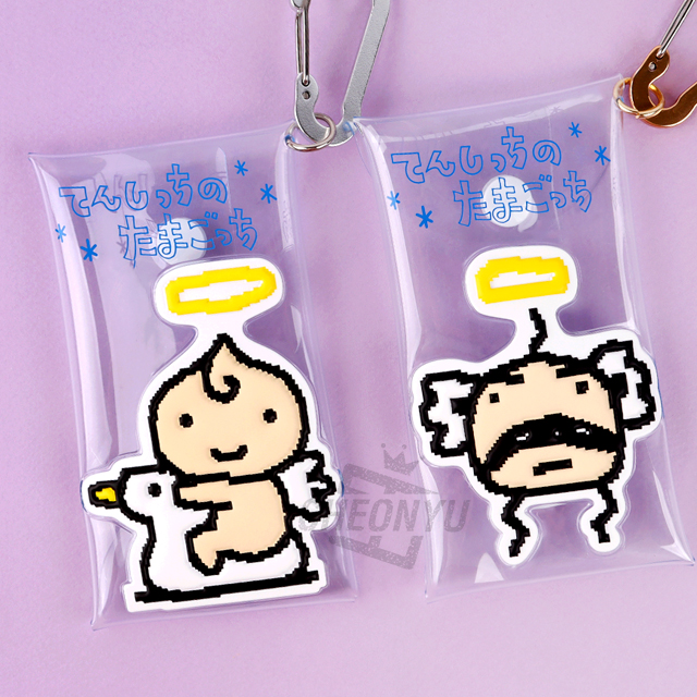 Angel Tamagotchi Clear Pouch