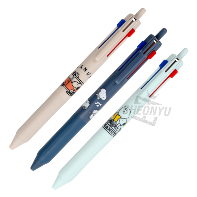 Snoopy JETSTREAM 3-Color Ink Ballpoint Pen