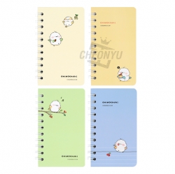 Long-tailed tit Wirebound Notebook,Random