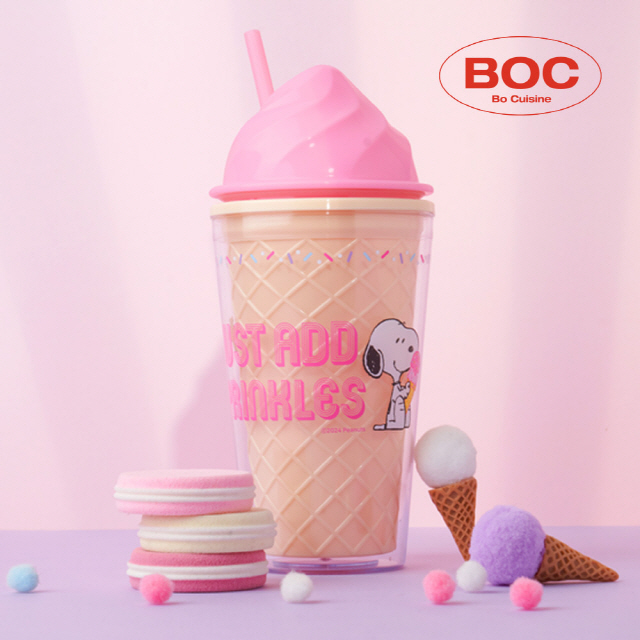 Snoopy ice cream tumbler