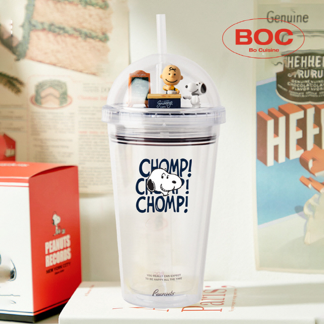 Snoopy figure dome tumbler