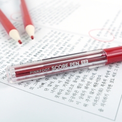 Knock-Type Red Grading Pen Refills, sets of 20pcs 