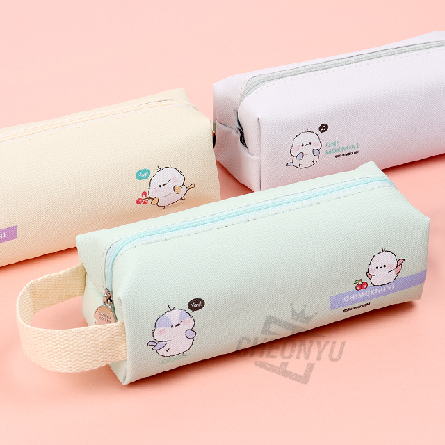 Long-tailed Tit Strong Handle Pencil Pouch, Random