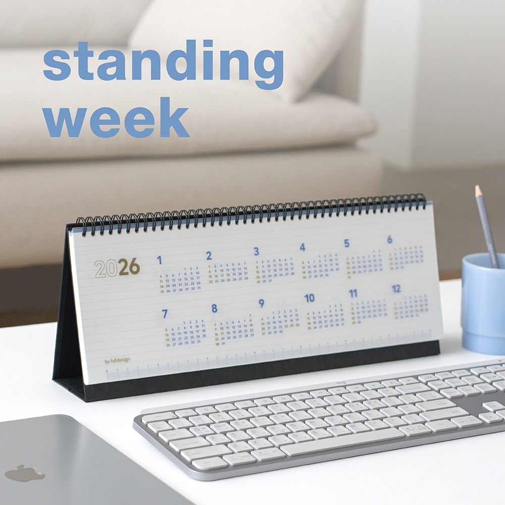 2nd planner standing weekly 2026