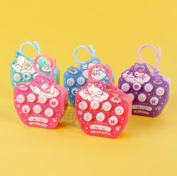 Sanrio Characters Push Bang Game Keyring