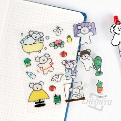 kinbor x Brunch Brother Epoxy Sticker 10ea